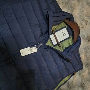 GAP Navy Blue Quilted Vest